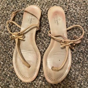 Nude Kate Spade Sandals